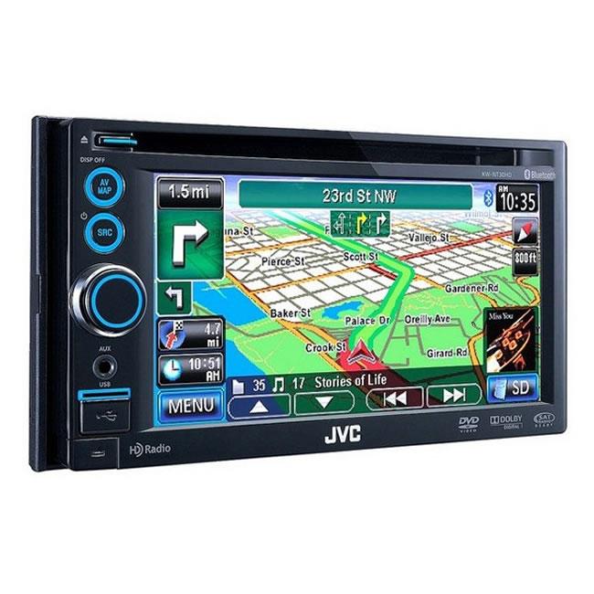 JVC KW NT30HD 6.1 inch Navigation Receiver  