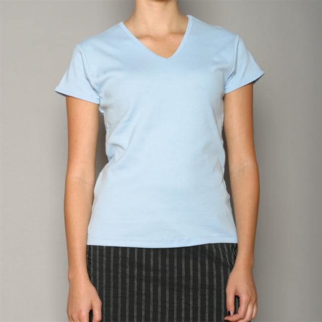 Golftini Womens Blue V neck Golf Shirt Today $21.99