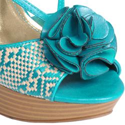 Journee Collection Women's 'Ignite-95' Floral Front Platform Sandals ...