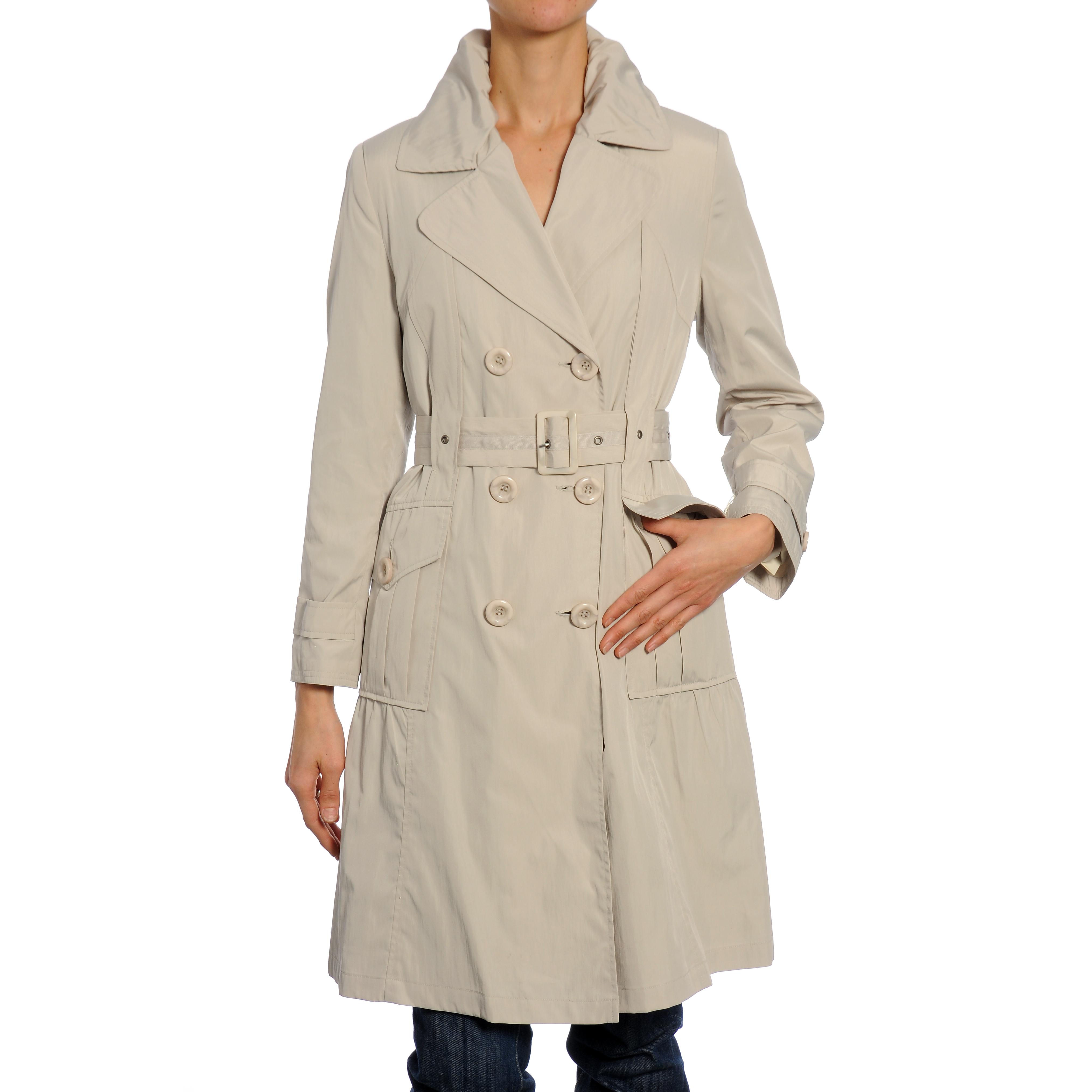 Nuage Women's Plus Size Belted Trench Coat Free Shipping Today