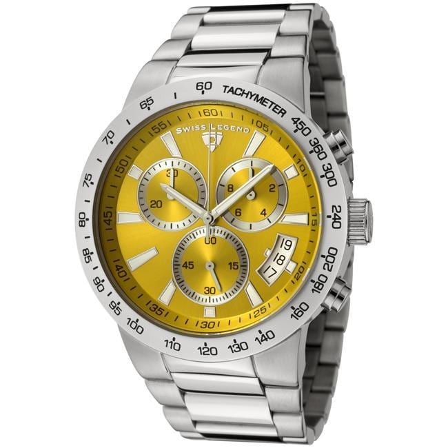 Swiss Legend Mens Endurance Stainless Steel Chronograph Watch