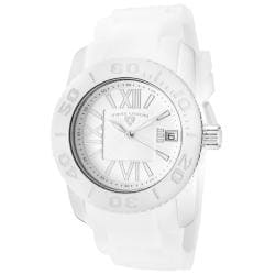 Swiss Legend Womens Commander White Rubber Watch  