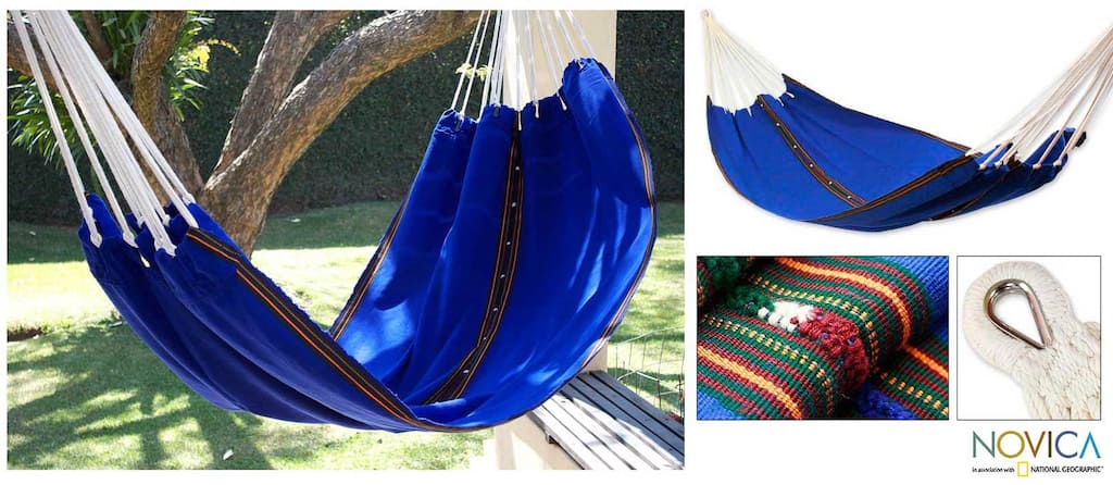 Handmade Cotton 'My Nation' Hammock (Guatemala)