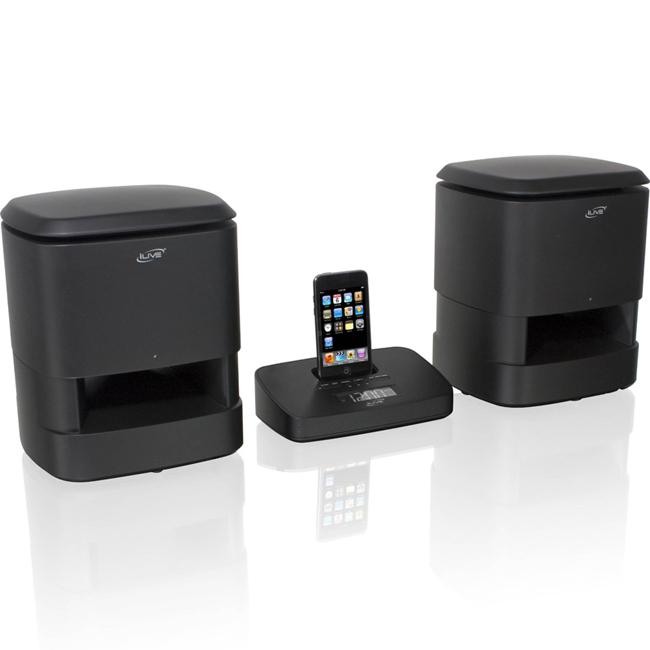 iLive iS809B Wireless Speaker System with Dock for iPod (Refurbished