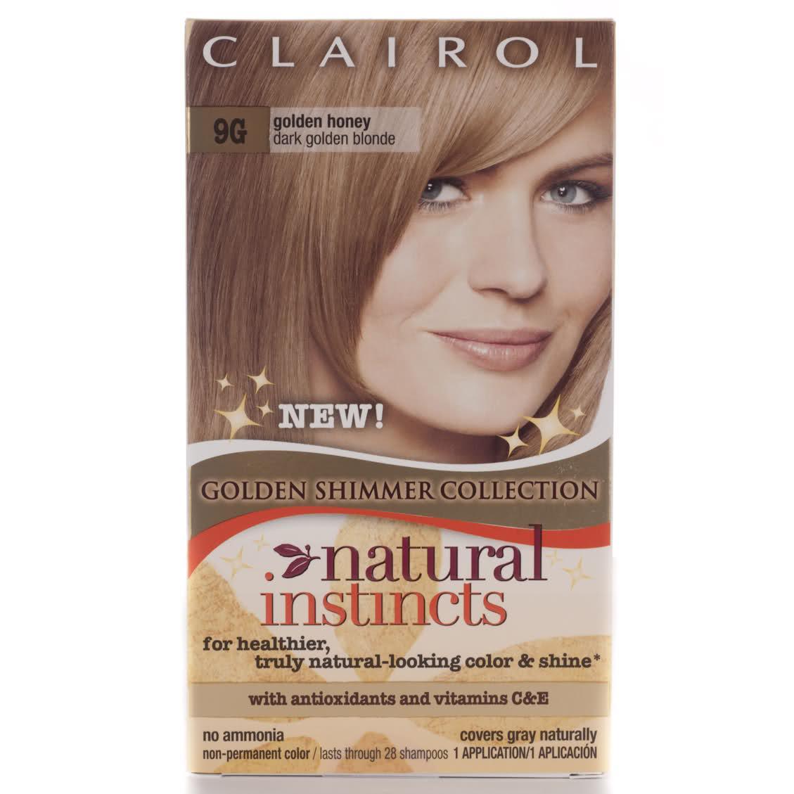 Clairol Natural Instincts #9G Golden Honey Hair Color (Pack of 4