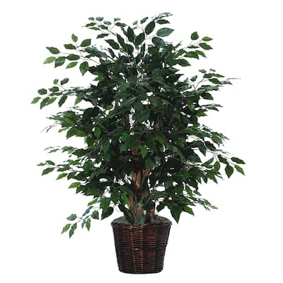 Extra-full Decorative 4-foot Silk Ficus