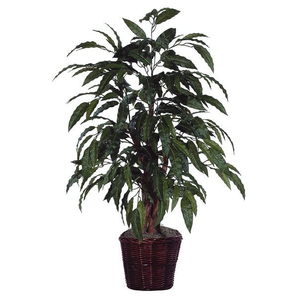 4' Mango Bush Silk Plants