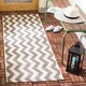 Safavieh Courtyard Merlene Chevron Indoor/ Outdoor Rug - Thumbnail 7
