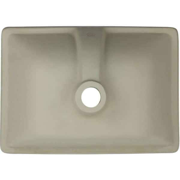 Highpoint Collection Rectangle Ceramic Undermount Vanity Sink