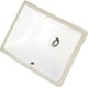 preview thumbnail 4 of 7, Highpoint Collection Rectangle Ceramic Undermount Vanity Sink