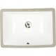 preview thumbnail 2 of 7, Highpoint Collection Rectangle Ceramic Undermount Vanity Sink