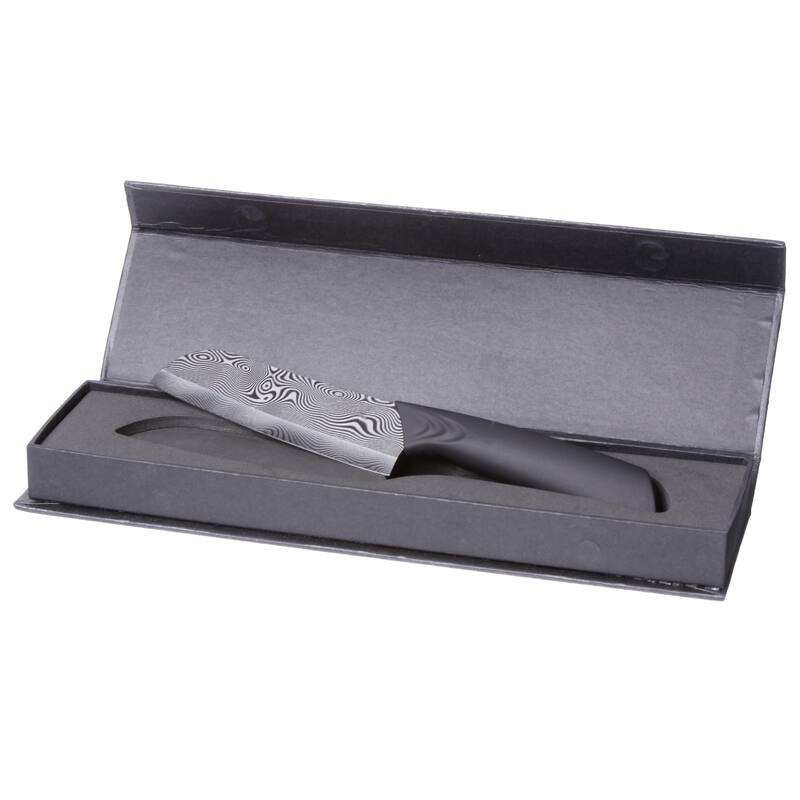 Pro Chef Ceramic Damascus 5-inch Santoku Knife