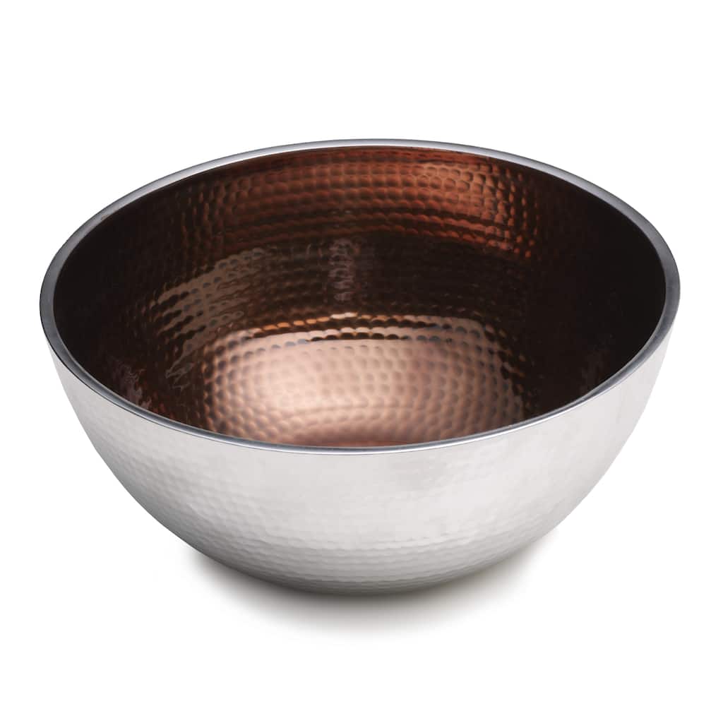 Towle Hammersmith Smoky Quartz Hammered Serving Bowl