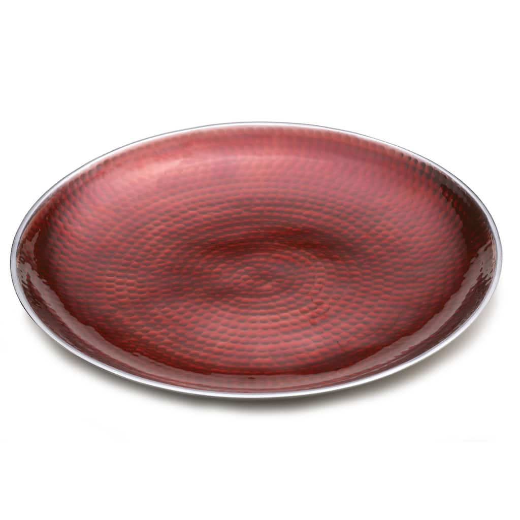Towle Hammersmith Ruby Red Round Serving Platter