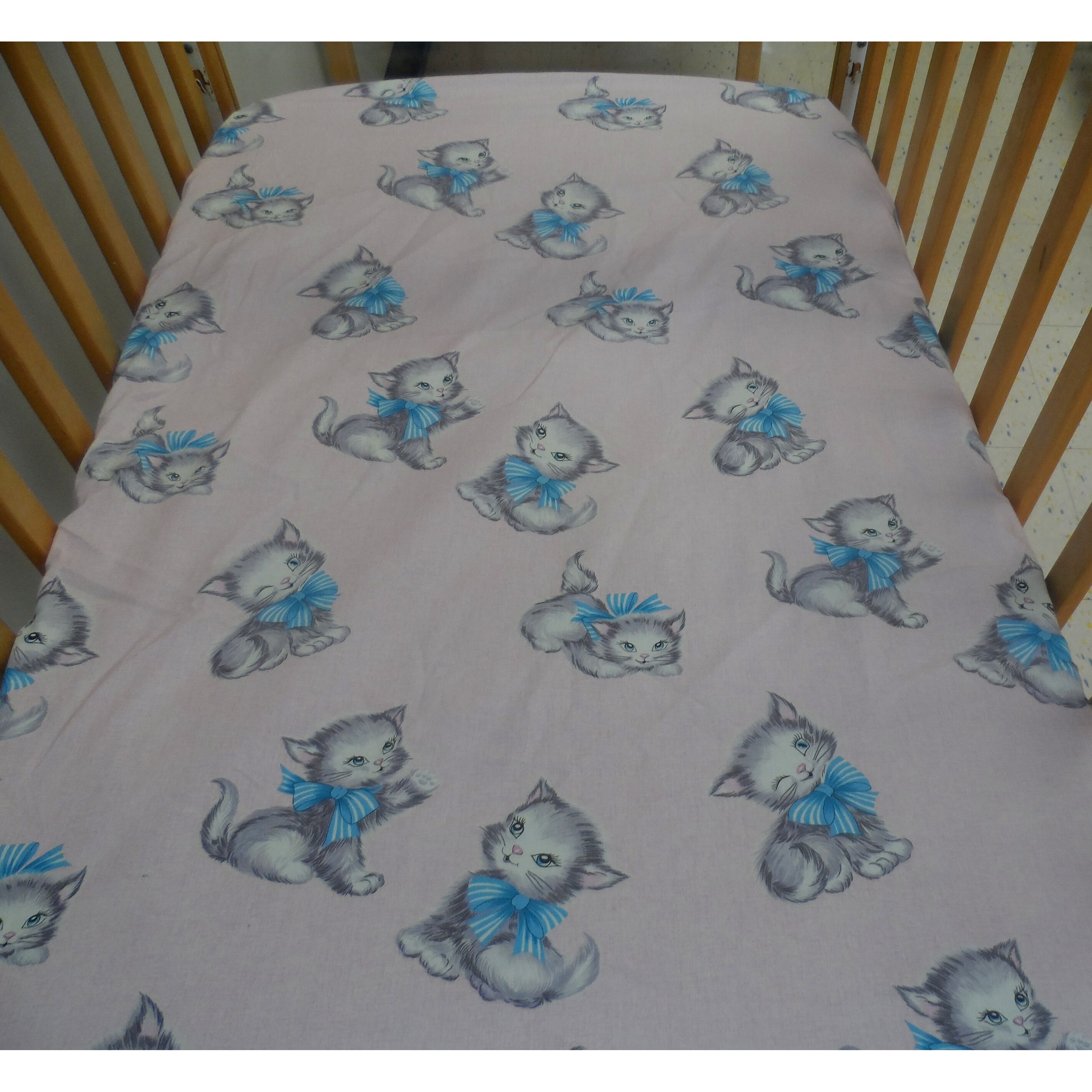 kitten crib bedding