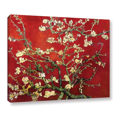 Vincent van Gogh 'Red Blossoming Almond Tree' Canvas