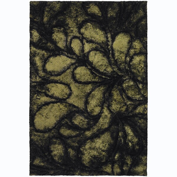 Artist's Loom Hand-woven Shag Rug
