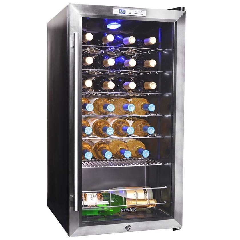 Newair Appliances 27 Bottle Compressor Wine Cooler Today $299.99