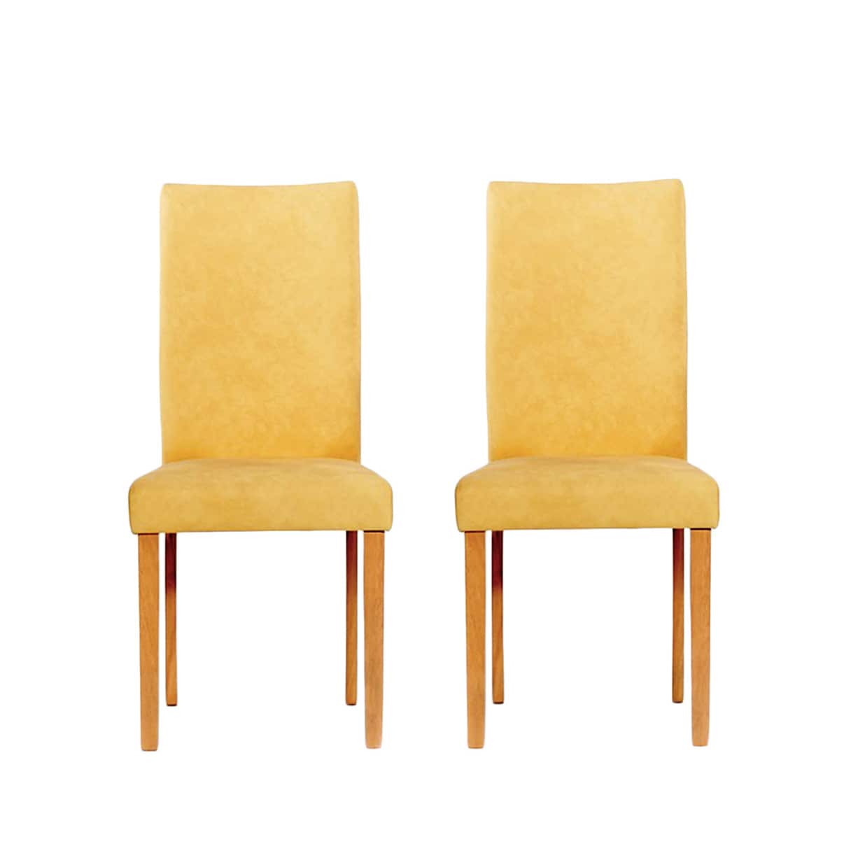 Warehouse Of Tiffany Shino Mustard Faux Leather Chairs (set Of 8)