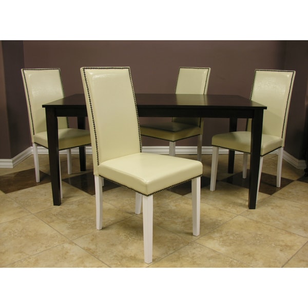 Warehouse of Tiffany Cream 5 piece Dining Set   Shopping