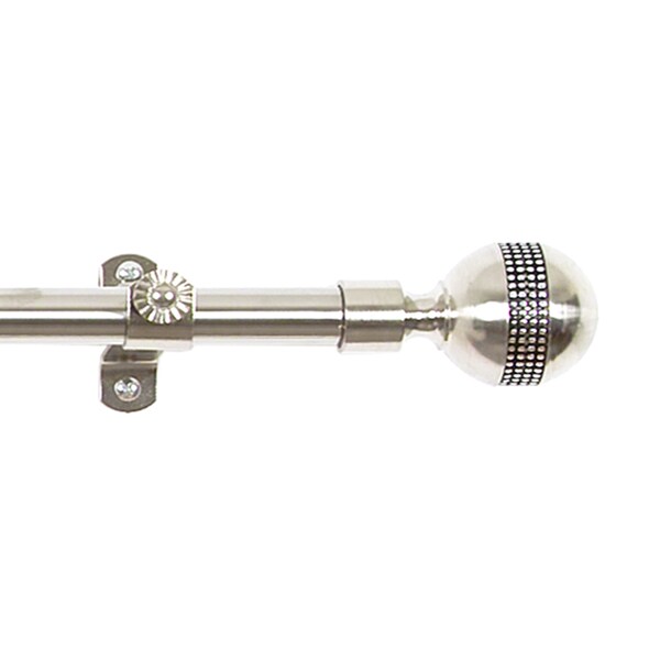 Achim Eden Decorative Rod and Finial Set - 28 to 48 inches