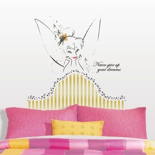 Disney Fairies Tinkerbell Headboard Peel and Stick Giant Wall Decal