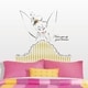 preview thumbnail 1 of 1, Disney Fairies Tinkerbell Headboard Peel and Stick Giant Wall Decal