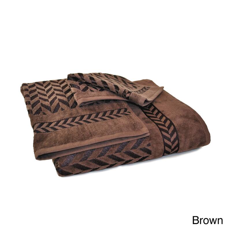 Austin Horn Classics Milano Jacquard 3-piece Towel Set