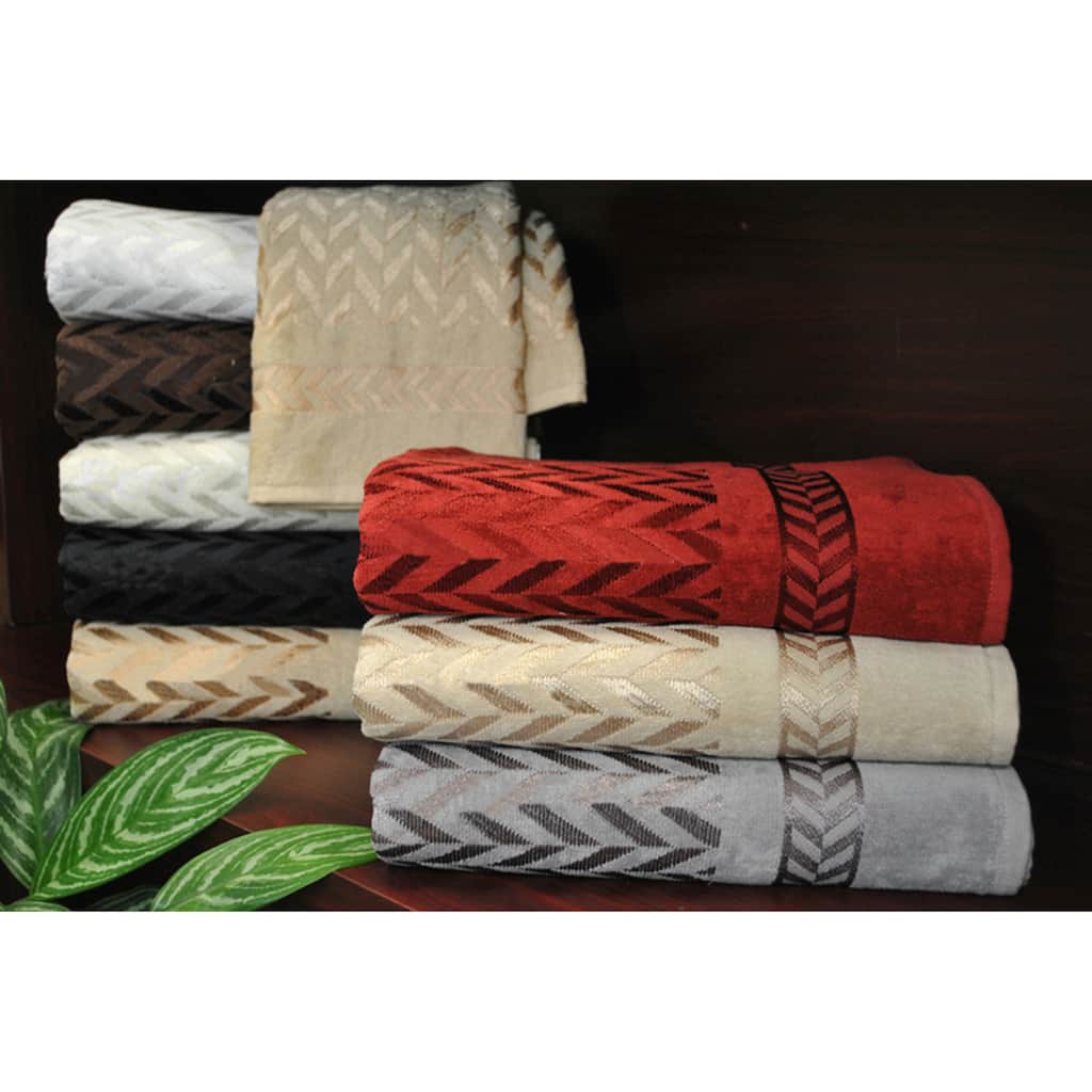 Austin Horn Classics Milano Jacquard 3-piece Towel Set