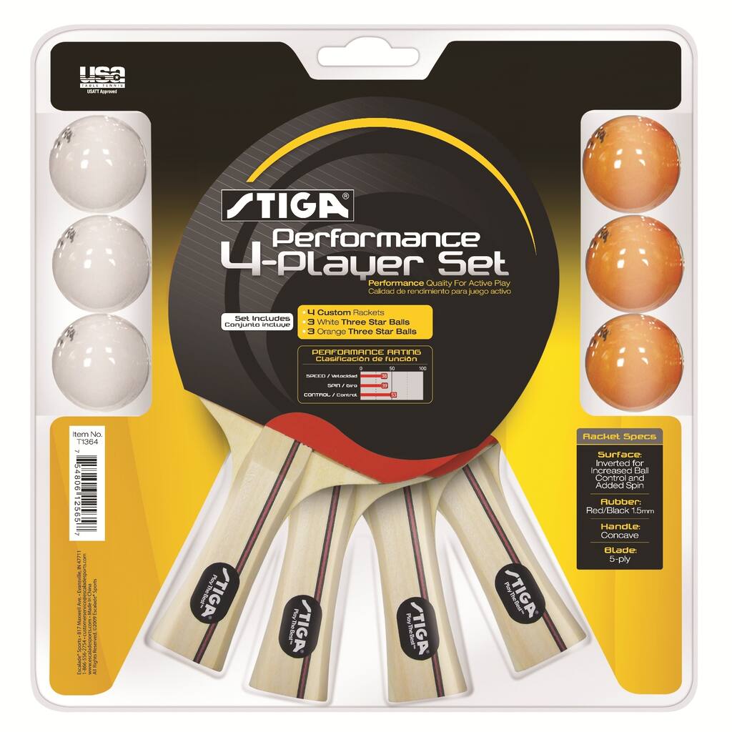 Stiga Performance 4 Player Set