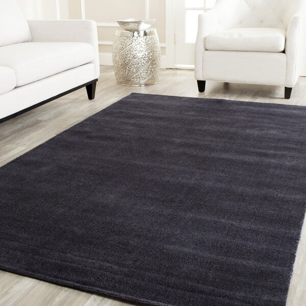 Safavieh Handmade Himalaya Solid Black Wool Rug On Safavieh Handmade Himalaya Solid Black Wool Rug