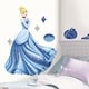 preview thumbnail 1 of 0, Disney Princess Cinderella Glamour Peel & Stick Giant Wall Decal