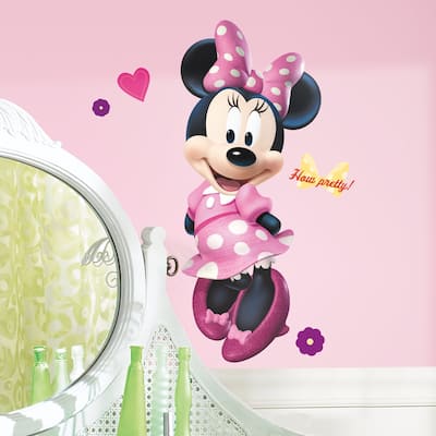 Mickey & Friends Minnie Bow-tique Peel & Stick Giant Wall Decal