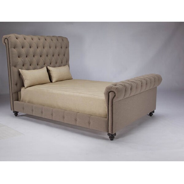 JAR Design 'Alphonse Tufted' Feather Bed with Footboard Jar Designs Beds