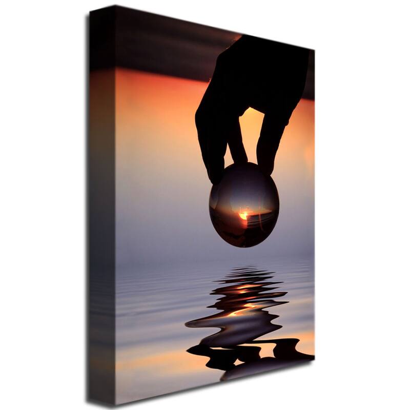 Beata Czyzowska Young 'The World in his Hands' Canvas Art