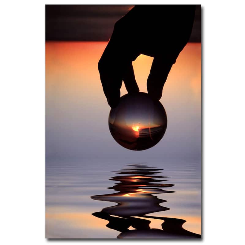 Beata Czyzowska Young 'The World in his Hands' Canvas Art