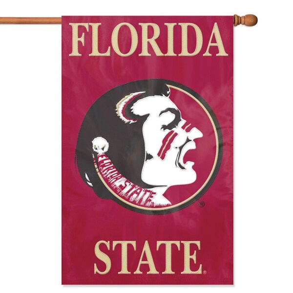 Party Animal Florida State Seminoles Applique Banner Flag