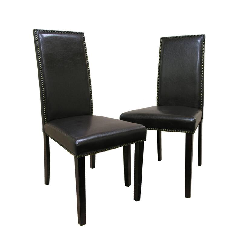 Warehouse of Tiffany Blazing Dark Brown 7-piece Dining Table and Chairs Set