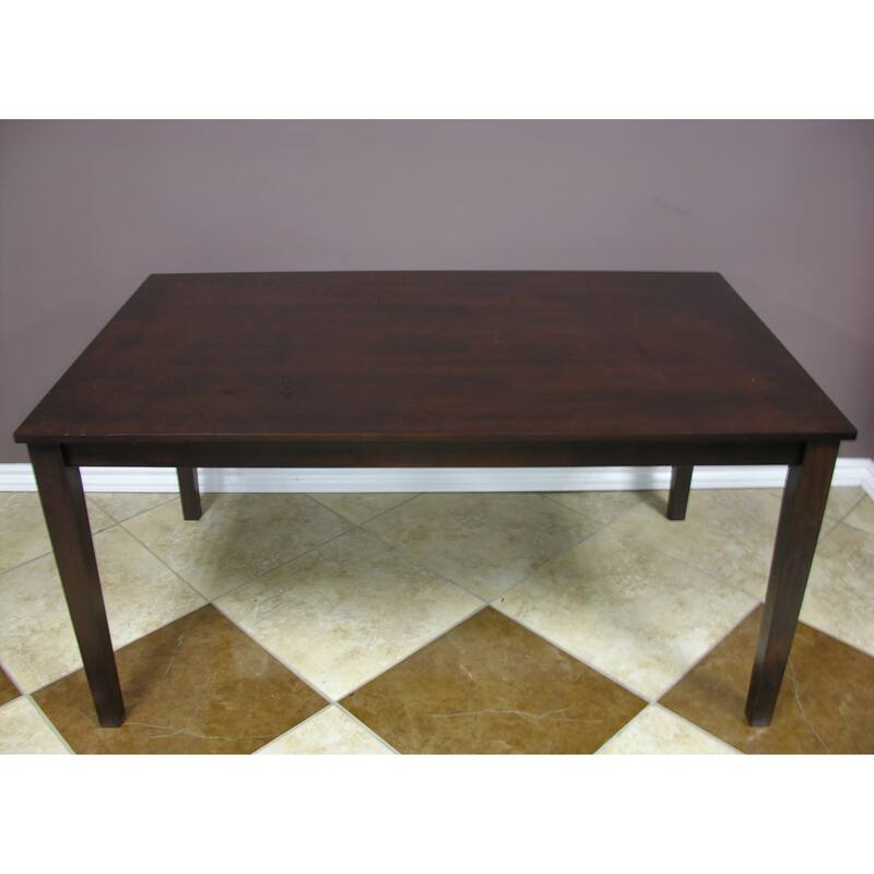 Warehouse of Tiffany Blazing Dark Brown 7-piece Dining Table and Chairs Set