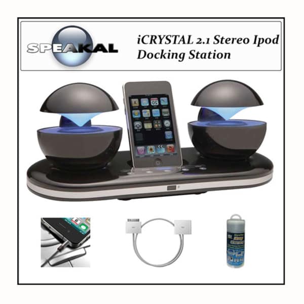 Shop Speakal Icrystal iPod Docking Station System with Accessory Kit ... Shop Speakal Icrystal iPod Docking Station System with Accessory Kit ...