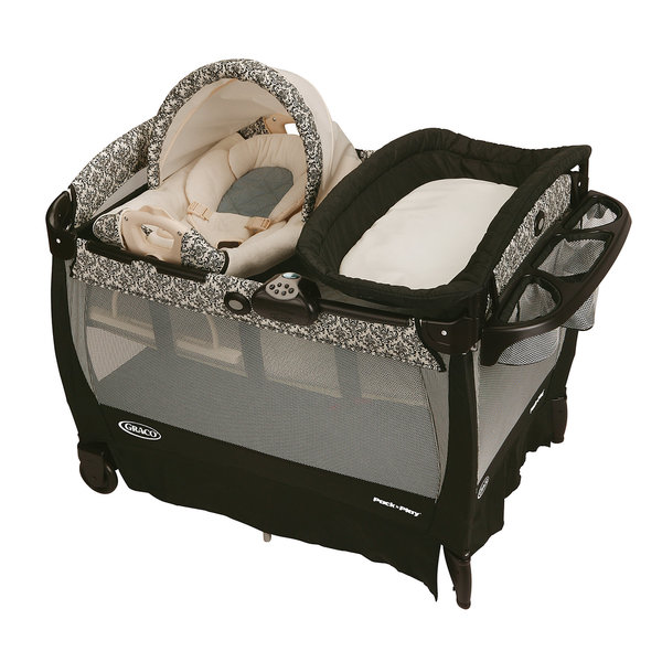 Graco playpen with clearance bassinet and changing table