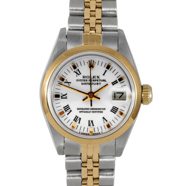 Pre-owned Rolex Women's Two-tone Stainless Steel Datejust Watch