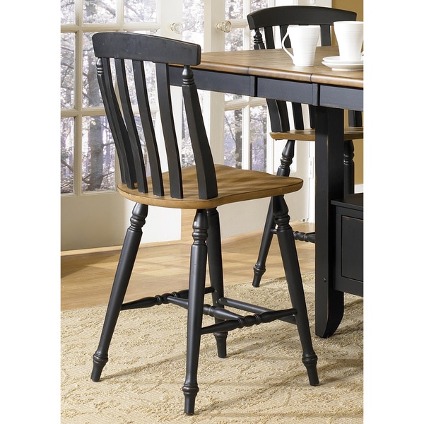 Liberty Al Fresco II Casual Slat Back 24 inch Bar Stools (Set of 2) Bar Stools