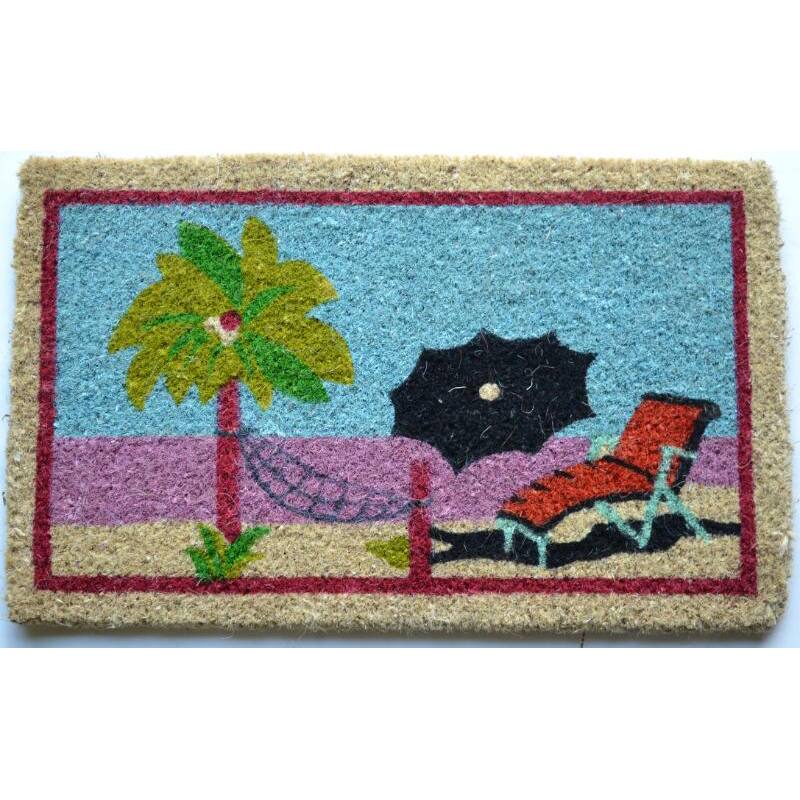 Beach Multi Coir Door Mat (2'6 x 1'6)