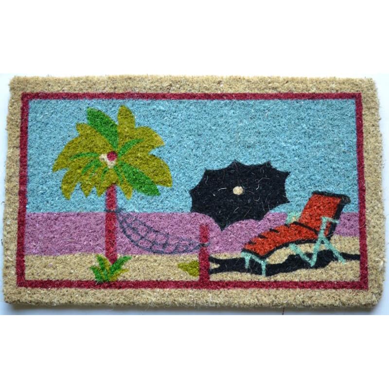 Beach Multi Coir Door Mat (2'6 x 1'6)