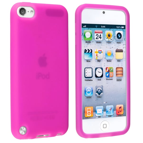 Shop Insten Hot Pink Soft Silicone Skin Rubber Case Cover For Apple