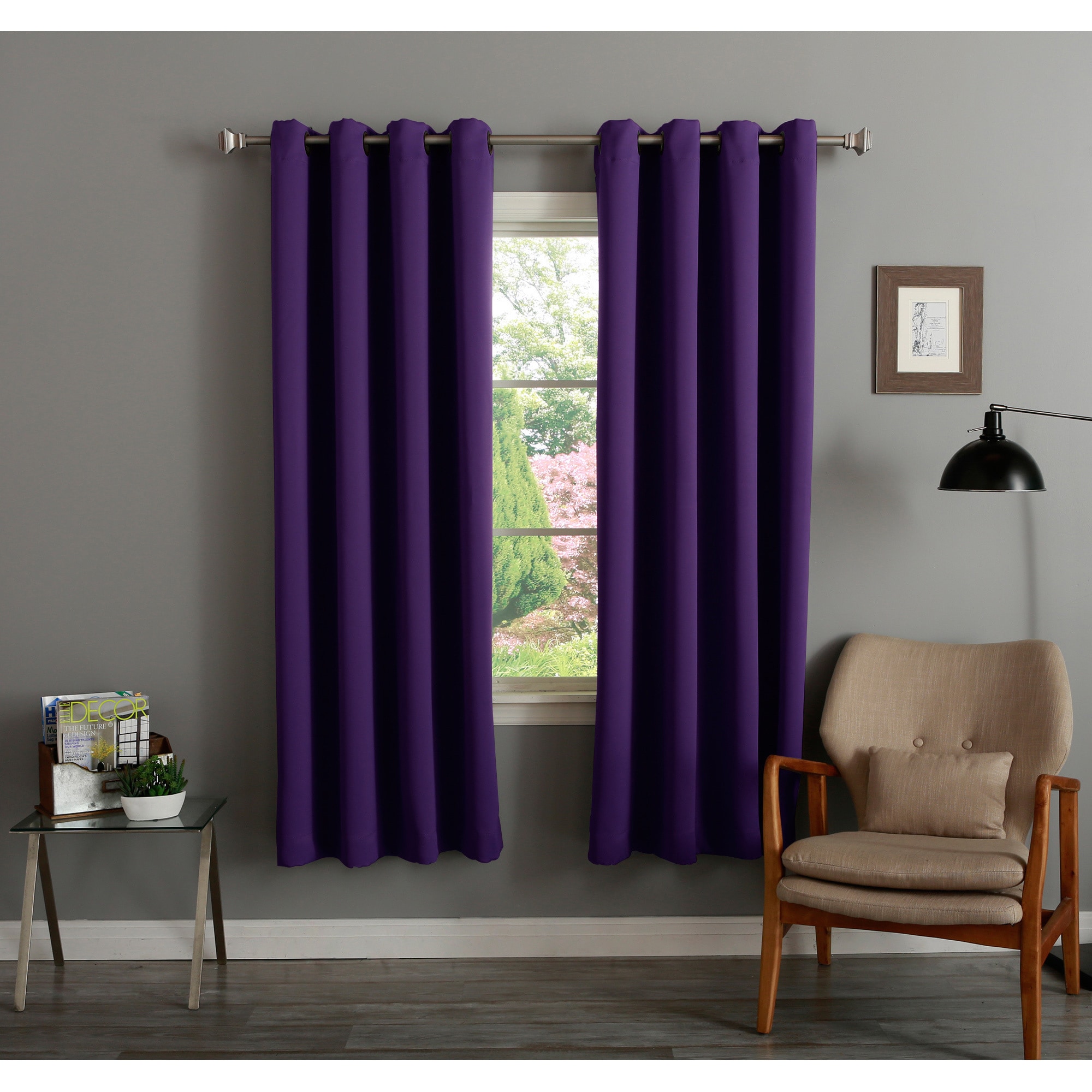 Aurora Home Insulated 72-inch Thermal Blackout Curtain Panel Pair