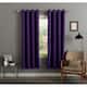 Aurora Home Insulated 72-inch Thermal Blackout Curtain Panel Pair - 52 x 72 - Purple