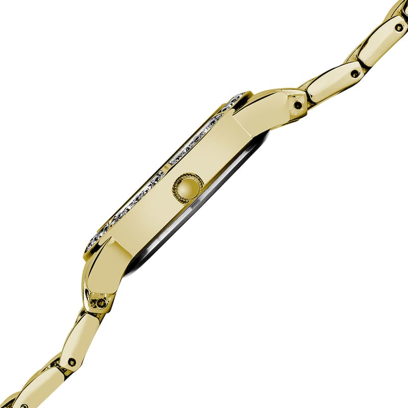 Akribos XXIV Women's Goldtone Crystal Multifunction Bracelet Watch