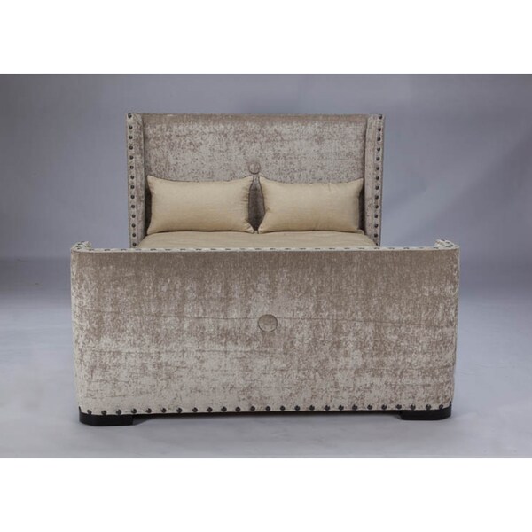 JAR Design 'Deco' Espresso Queen-size Bed